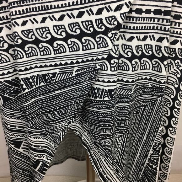 Maeve Black and White Bombra faux Wrap Skirt XS - Picture 4 of 8